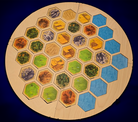 Game Board compatible with Catan™ and Catan Seafarers™ Extension