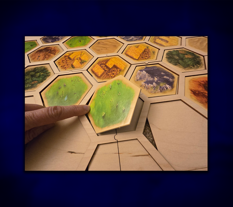Game Board compatible with Catan™ and Catan Seafarers™ Extension