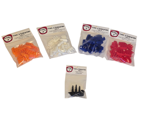 Ships compatible with Catan Seafarerers™ - Orange (set of 15)