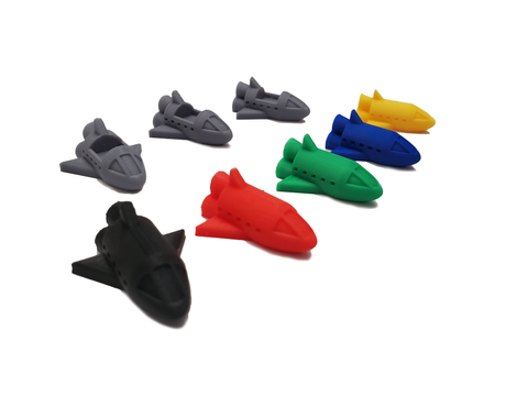 Trade Ships compatible with Terraforming Mars Colonies (8 pcs)