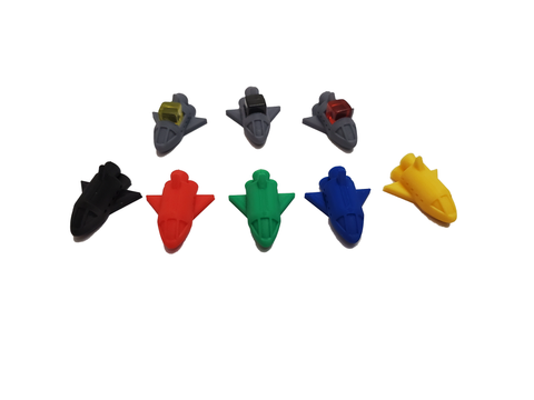 Trade Ships compatible with Terraforming Mars Colonies (8 pcs)