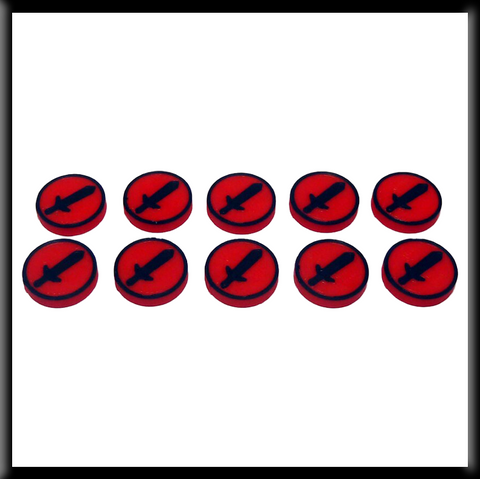 Clank!™ Compatible Resource Tracking Tokens (set of 35)