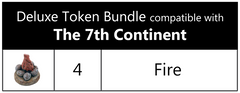 The 7th Continent™ compatible Deluxe Token Bundle (set of 4)