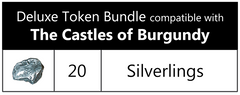 The Castles of Burgundy™ compatible Deluxe Token Bundle (set of 20)