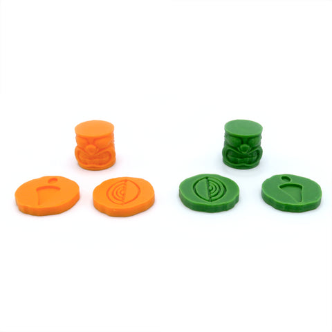 2 Player Upgrade Kit compatible with Spirit Island™ Jagged Earth™ (set of 32)