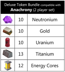 Anachrony™ compatible Deluxe Token Bundle (2 player set) (set of 55)