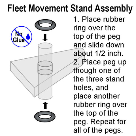 Fleet Movement Stands (set of 3)