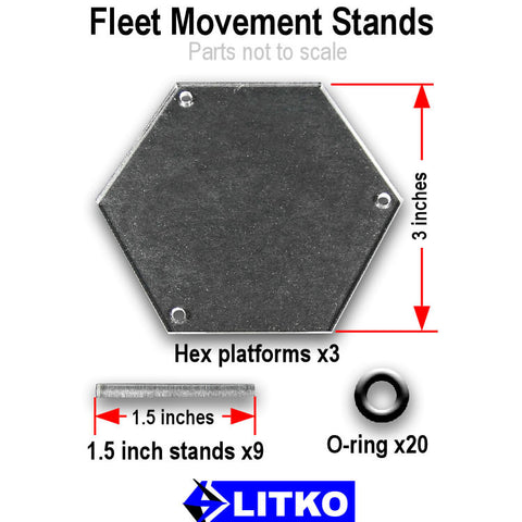 Fleet Movement Stands (set of 3)