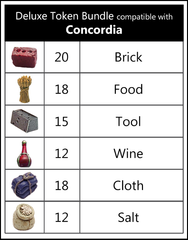 Concordia™ compatible Deluxe Token Bundle (set of 95)