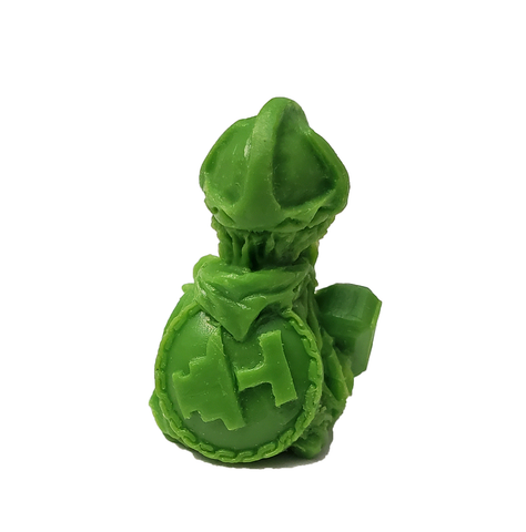 Twinples - Dwarf with Hammer & Shield - Green (set of 1)