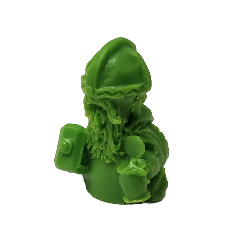Twinples - Dwarf with Hammer & Shield - Green (set of 1)
