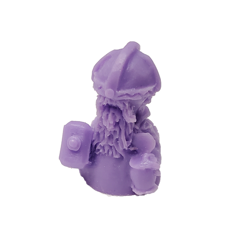 Twinples - Dwarf with Hammer & Shield - Purple (set of 1)