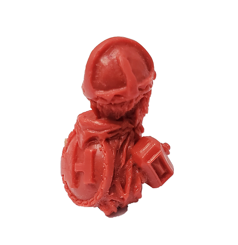 Twinples - Dwarf with Hammer & Shield - Red (set of 1)