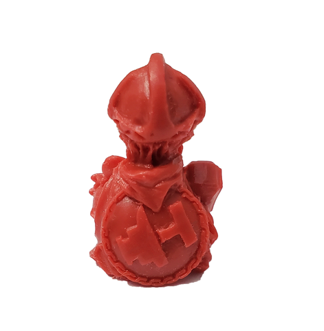 Twinples - Dwarf with Hammer & Shield - Red (set of 1)