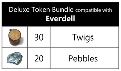 Everdell™ compatible Deluxe Token Bundle (set of 50)