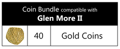 Glen More II™ compatible Metal Coin Bundle (set of 40)