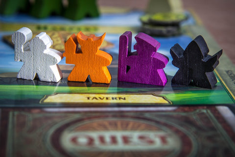 DnDeeples, Wooden - Lords of Waterdeep™ Meeples (set of 108)