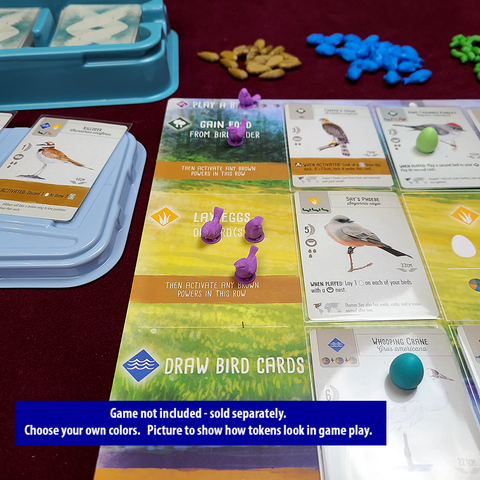 Birds compatible with Wingspan™ - Orange (set of 8)