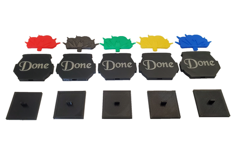 3D Done Indicator compatible for Quacks of Quedlinburg™ (set of 5)