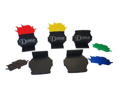 3D Done Indicator compatible for Quacks of Quedlinburg™ (set of 5)