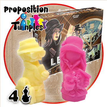 Twinples compatible with Pandemic Legacy: Season 0™ (set of 4)