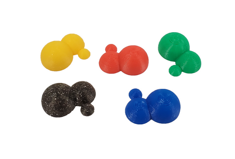 3D Deluxe Tokens compatible with Quacks of Quedlinburg™ (set of 21)