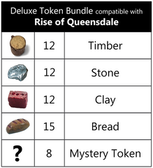 Rise of Queensdale™ compatible Deluxe Token Bundle (set of 59)