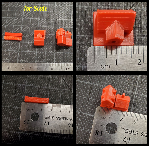 [LIMITED EDITION COLOR]  3D Printed Upgraded Tokens compatible with Catan™ - Four Alarm Red (set of 24)