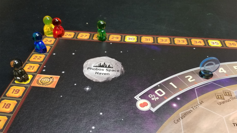 Tracking Markers and Pawns for Terraforming Mars (set of 9)