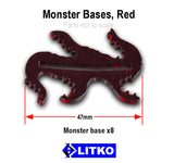 Arkham Horror®: Monster Bases (Transparent Red) (set of 8)