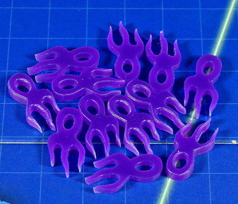Purple Mutation Virus Tokens (set of 12)
