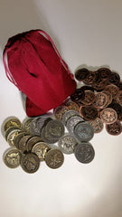 Valkyrie Coin Set in a Burgundy Bag (set of 50) - Top Shelf Gamer - 1