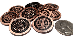 Atomic Copper Coins (set of 10)