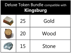 Kingsburg™ compatible Deluxe Token Bundle (set of 60)