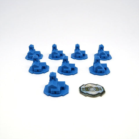 Building Tokens compatible with Lords of Waterdeep™ (set of 54)