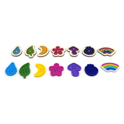 Button Tokens compatible with Calico™ (set of 52)