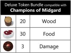 Champions of Midgard™ compatible Deluxe Token Bundle (set of 53)
