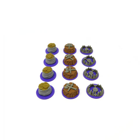 Corvid Conspiracy Tokens compatible with Root™ (set of 12)