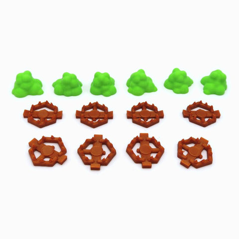 Full scenery upgrade kit compatible with Gloomhaven: Jaws of the Lion™ (set of 114)