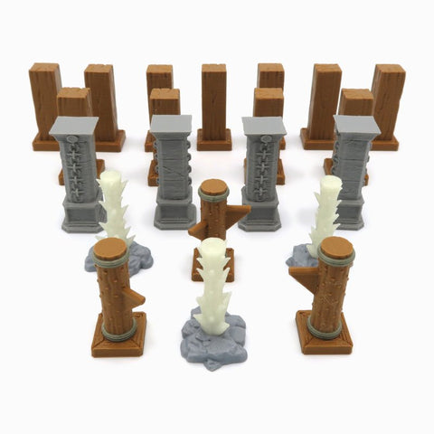 Full scenery upgrade kit compatible with Gloomhaven: Jaws of the Lion™ (set of 114)