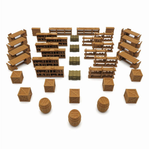 Full scenery upgrade kit compatible with Gloomhaven: Jaws of the Lion™ (set of 114)