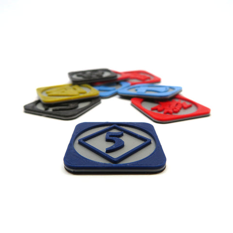 Pillage tokens compatible with Blood Rage (set of 9)