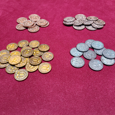 Rococo™ Deluxe Metal Coins (set of 50)