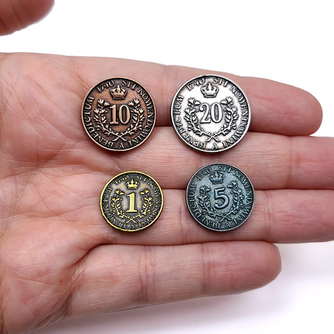 Rococo™ Deluxe Metal Coins (set of 50)