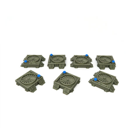 Technical corridor entrance tokens compatible with Nemesis™ (set of 15)