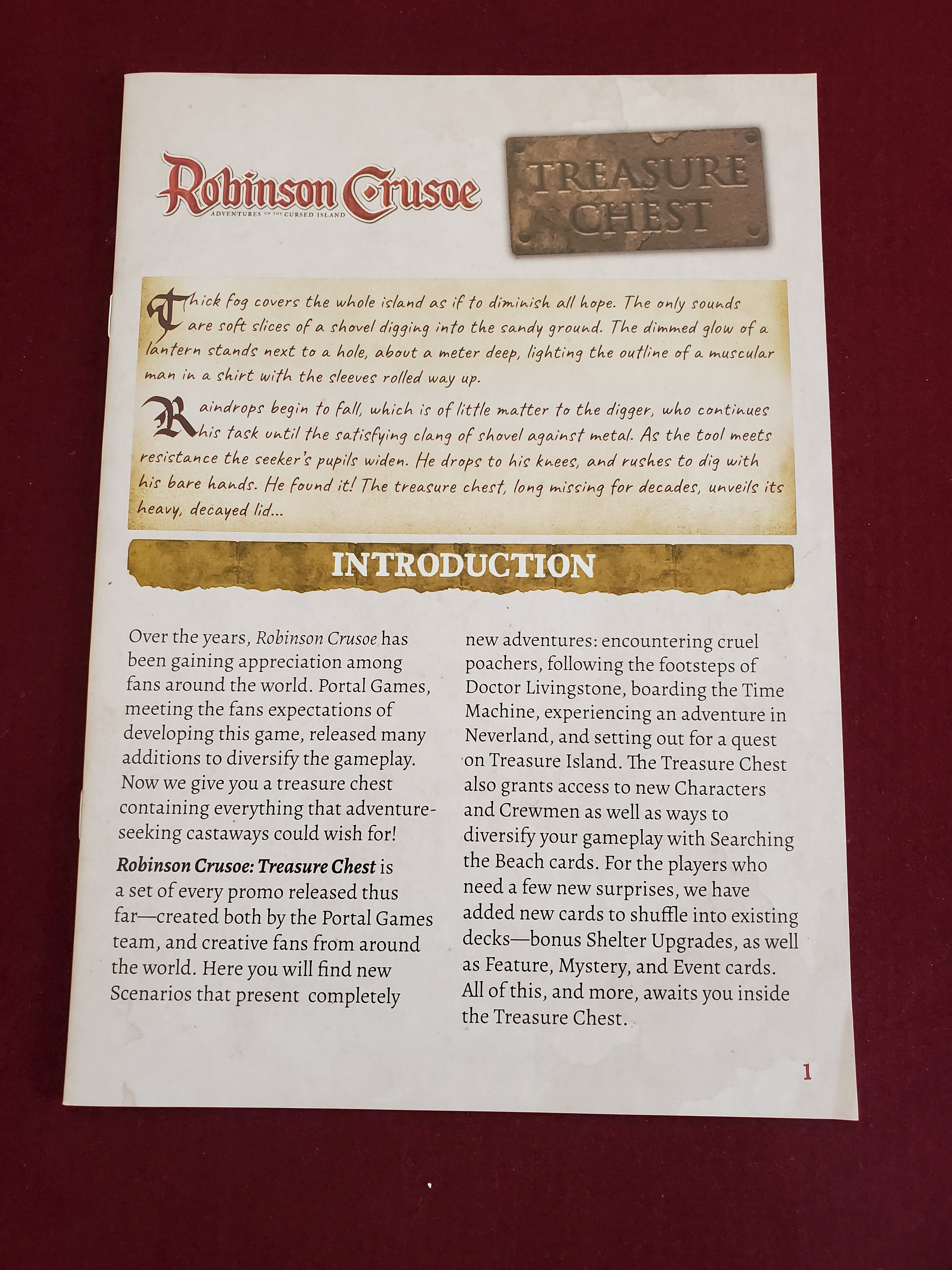 Gra Robinson Crusoe Skrzynia Skarbw Gra Robinson Crusoe Skrzynia Skarbw