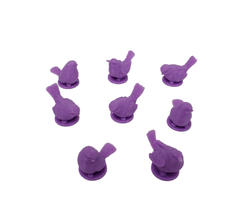 Birds compatible with Wingspan™ - Purple (set of 8)