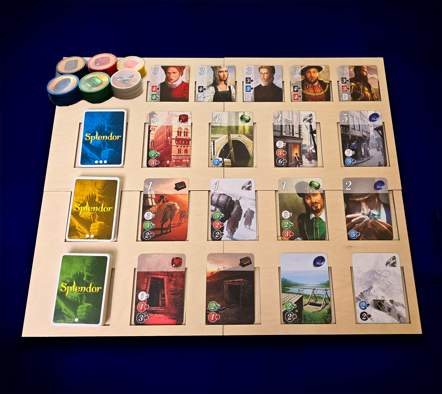 Top Shelf Gamer | The Best Splendor Upgrades and Accessories | Game Board Compatible with Splendor Version 2 Top Shelf Gamer | The Best Splendor Upgrades and Accessories | Game Board Compatible with Splendor Version 2