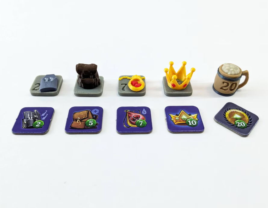 Top Shelf Gamer | The Best Clank! Upgrades and Accessories | Catacombs market items compatible with Clank! Catacombs (set of 41) Top Shelf Gamer | The Best Clank! Upgrades and Accessories | Catacombs market items compatible with Clank! Catacombs (set of 41)
