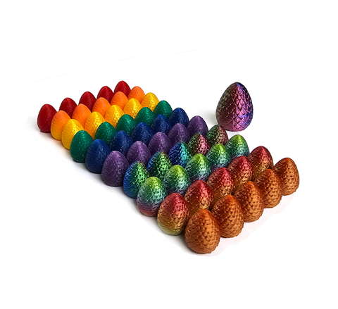 Scaled Dragon Eggs compatible with Wyrmspan™ (set of 51)